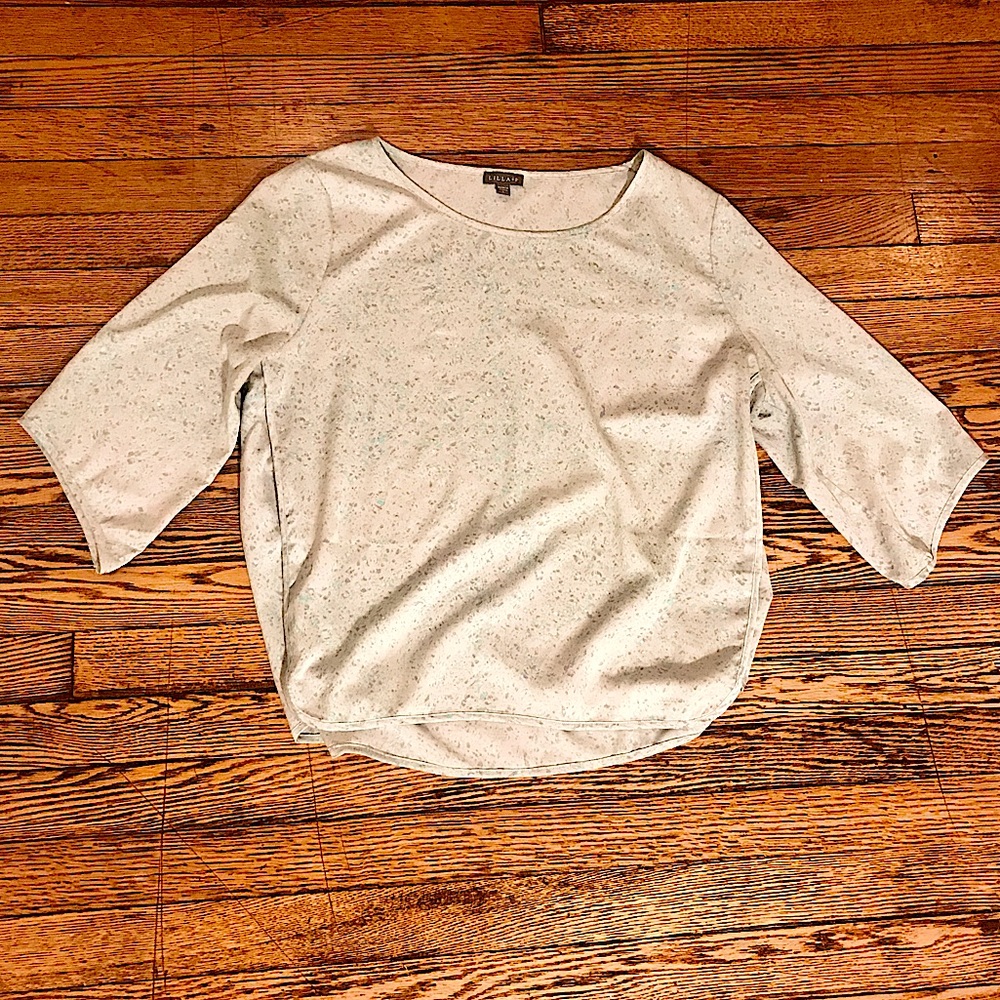 Lilla P Flowy Speckled Blouse